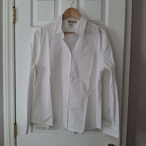 The Territory Ahead Womens White long sleeve Button Blouse Suite Shirt Sz XL NEW